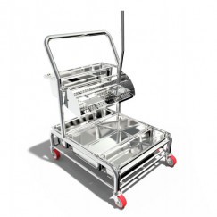 Pharmaceutical cleaning cart